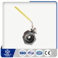 made in china thread 2-piece ball valve with handle